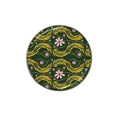 Folk Flowers Print Floral Pattern Ethnic Art Hat Clip Ball Marker (4 Pack) by Eskimos