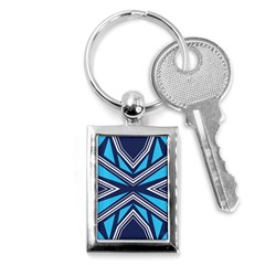 Abstract Pattern Geometric Backgrounds  Key Chain (rectangle) by Eskimos