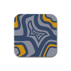 Abstract Pattern Geometric Backgrounds Rubber Square Coaster (4 Pack) by Eskimos