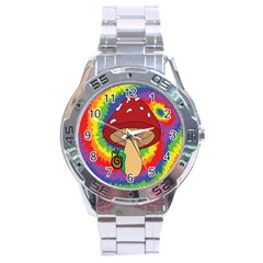 Wizard Snail Stainless Steel Analogue Watch by steampunkbabygirl