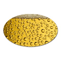 Beer Bubbles Oval Magnet