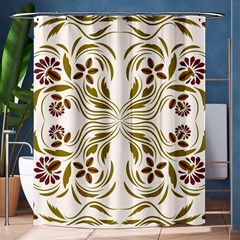 Folk Flowers Print Floral Pattern Ethnic Art Shower Curtain 60  X 72  (medium)  by Eskimos