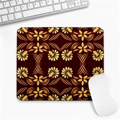 Folk Flowers Print Floral Pattern Ethnic Art Large Mousepads by Eskimos