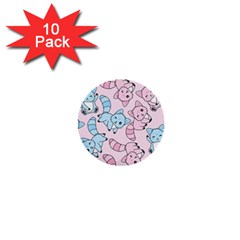 Children Pattern Design 1  Mini Buttons (10 Pack) 