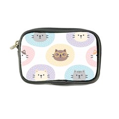 Cute Cat Seamless Pattern Background Coin Purse