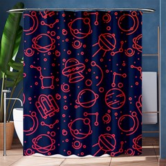 Seamless Space Pattern Shower Curtain 60  X 72  (medium) 