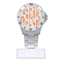 Tribal-pattern Plastic Nurses Watch