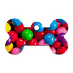 Bubble Gum Dog Tag Bone (two Sides) by artworkshop