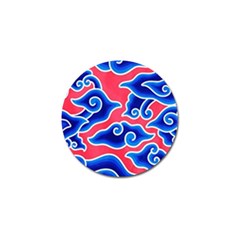 Batik Megamendung Golf Ball Marker