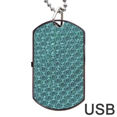 Bubble Wrap Dog Tag Usb Flash (two Sides)