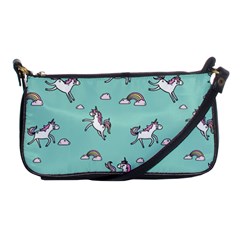 Unicorn Patterns Shoulder Clutch Bag by Jancukart