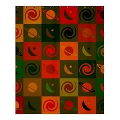 Space Pattern Multicolour Shower Curtain 60  X 72  (medium) 