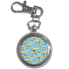 Buses-cartoon-pattern-vector Key Chain Watches