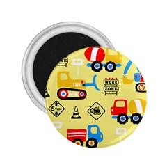 Seamless-pattern-vector-industrial-vehicle-cartoon 2 25  Magnets