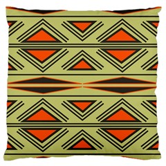 Abstract Pattern Geometric Backgrounds Large Flano Cushion Case (two Sides) by Eskimos