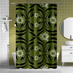 Folk Flowers Print Floral Pattern Ethnic Art Shower Curtain 48  X 72  (small)  by Eskimos