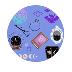 Pastel Goth Witch Blue Mini Round Pill Box (pack Of 3) by NerdySparkleGoth
