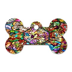 Character Disney Stained Dog Tag Bone (two Sides)