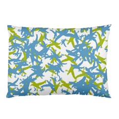 Birds Silhouette Motif Random Pattern Pillow Case by dflcprintsclothing