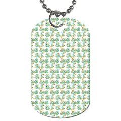 Flowers Pattern Dog Tag (one Side) by Sparkle