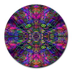 Mind Bender Round Mousepads by Thespacecampers