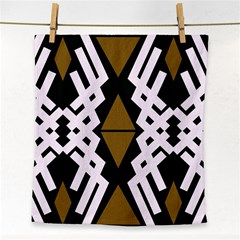 Abstract Pattern Geometric Backgrounds  Face Towel by Eskimos