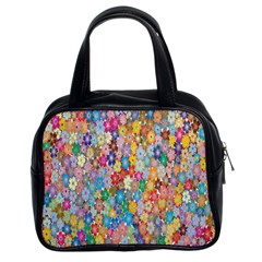 Floral Flowers Classic Handbag (two Sides) by artworkshop