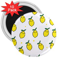 Pattern Lemon Texture 3  Magnets (10 Pack)  by artworkshop