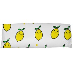 Pattern Lemon Texture Body Pillow Case (dakimakura) by artworkshop