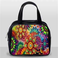 Mandalas Colorful Abstract Ornamental Classic Handbag (one Side) by artworkshop