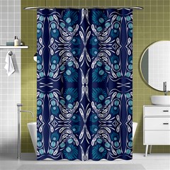 Folk Flowers Print Floral Pattern Ethnic Art Shower Curtain 48  X 72  (small)  by Eskimos