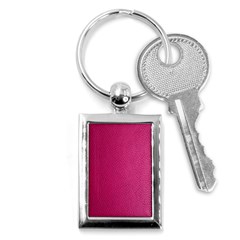 Pink Leather Leather Texture Skin Texture Key Chain (rectangle) by artworkshop