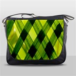 Leaves Grass Woven Messenger Bag Front