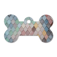 Tiles Shapes Dog Tag Bone (one Side) by artworkshop