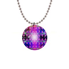 Starburst 1  Button Necklace