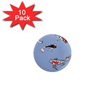 Fish Carp Koi Koi 1  Mini Magnet (10 pack)  Front