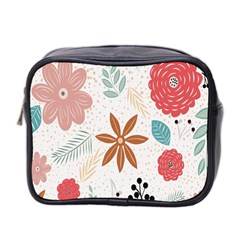 Nature Flora Mini Toiletries Bag (two Sides) by artworkshop