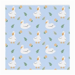 Duck-flower-seamless-pattern-background Medium Glasses Cloth (2 Sides)