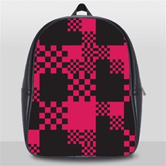 Cube-square-block-shape-creative School Bag (large) by Amaryn4rt