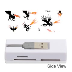 Dragon-phoenix-fire-bird-ancient Memory Card Reader (stick) by Jancukart