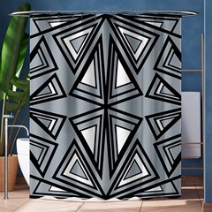 Abstract Pattern Geometric Backgrounds   Shower Curtain 60  X 72  (medium)  by Eskimos