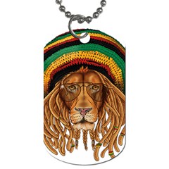 Lion Rastafari Dog Tag (one Side)