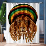 Lion Rastafari Shower Curtain 60  x 72  (Medium)  60 x72  Curtain