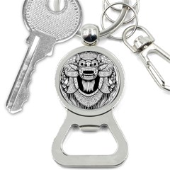 Balinese-art Barong-drawing-bali Bottle Opener Key Chain