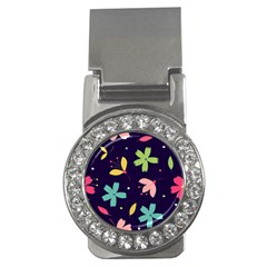 Colorful Floral Money Clips (cz) 