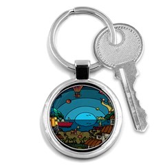 Artwork Art Kids Key Chain (round) by artworkshop