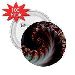 Digital-fractal-fractals-fantasy 2 25  Buttons (100 Pack) 