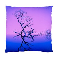 Nature-inspiration-trees-blue Standard Cushion Case (one Side)