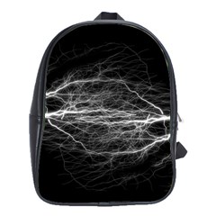 Flash-electricity-energy-current School Bag (large)