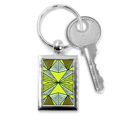 Abstract Pattern Geometric Backgrounds  Key Chain (rectangle)